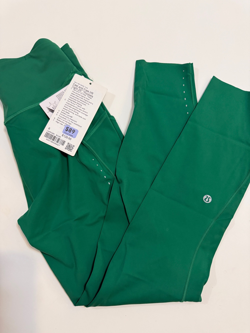 lululemon athletica fast and free HR 25” pockets Leggings